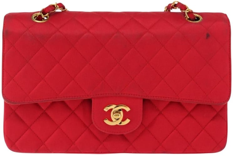 Chanel Chanel Timeless - Classic Double Flap Bag Quilted Satin Medium
