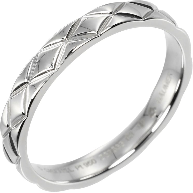 Chanel Chanel Matelasse Ring Platinum