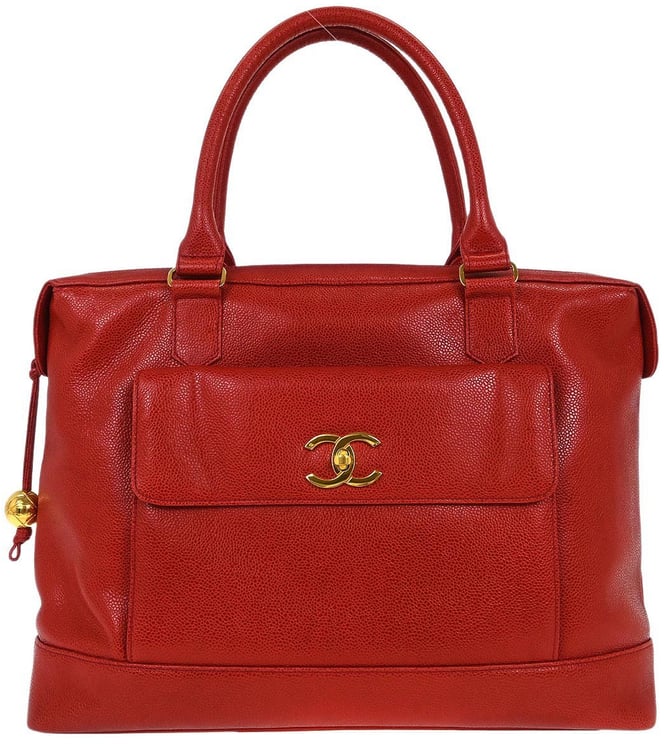 Chanel Chanel Vintage CC Front Pocket Briefcase Caviar