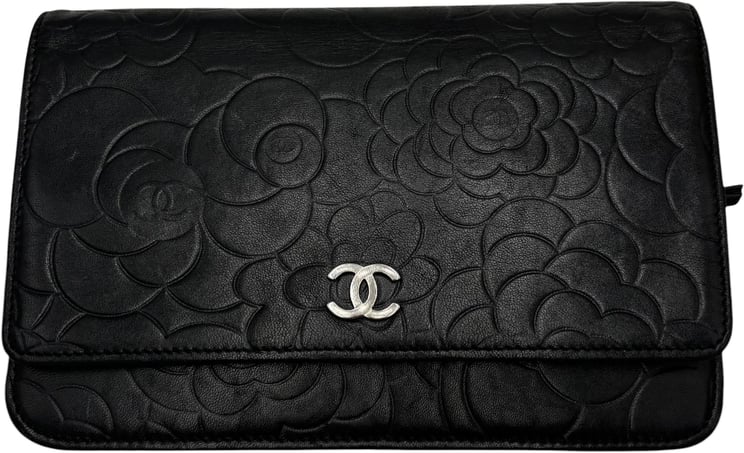 Chanel Chanel Sweet Camellia Wallet on Chain Quilted Lambskin