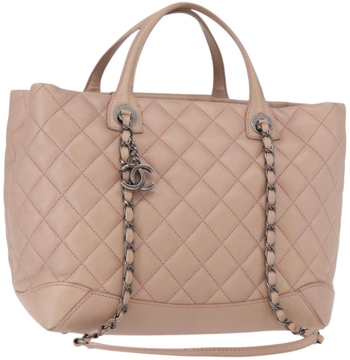 Chanel Chanel Easy Shopping Tote Quilted Calfskin Small