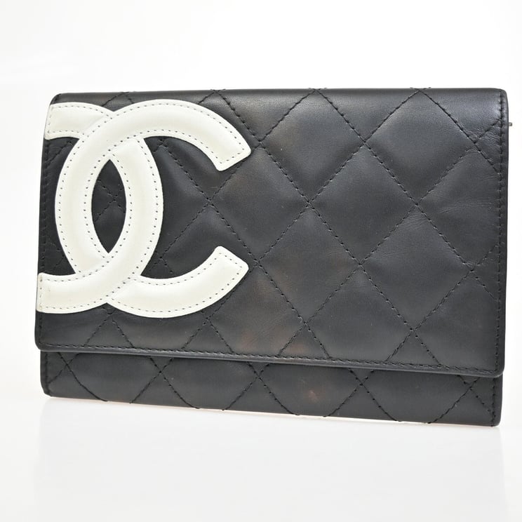 Chanel Chanel Cambon Bifold Wallet Quilted Lambskin small