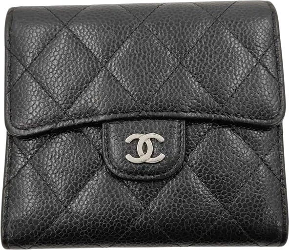 Chanel Chanel Classic Flap Card Case Quilted Caviar