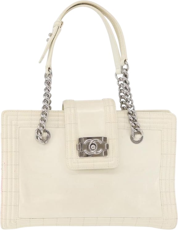Chanel Chanel Boy Tote Glazed Calfskin Small