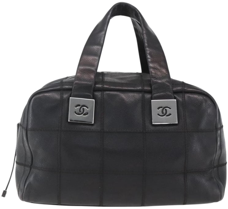 Chanel Chanel Chocolate Bar CC Bowler Bag Caviar skin