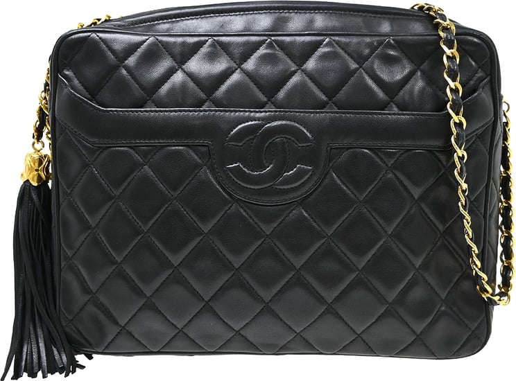 Chanel Chanel Vintage Camera Tassel Quilted Leather Medium