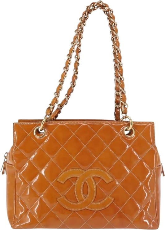 Chanel Chanel Vintage Petite Timeless Tote Quilted Patent