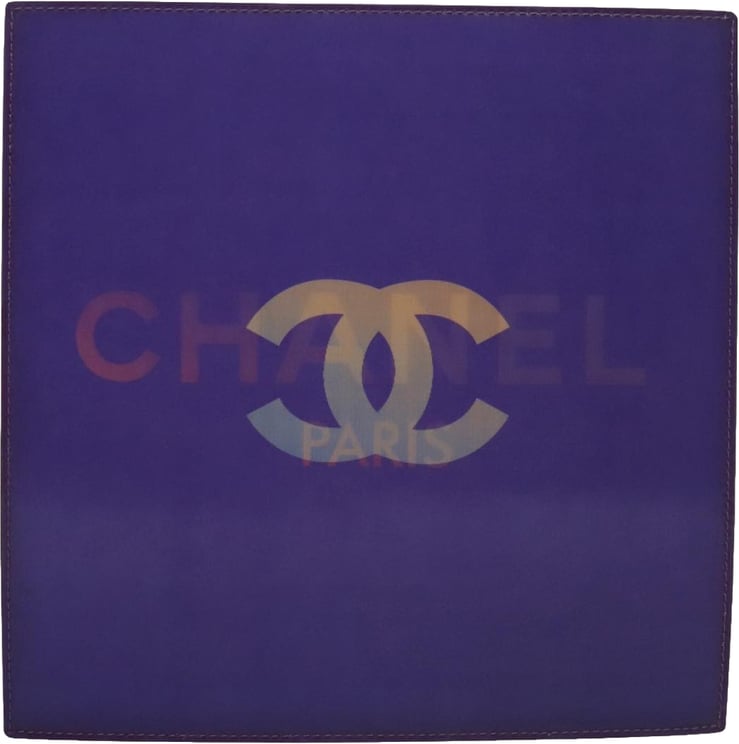 Chanel Chanel Vintage Holographic Chain Tote Vinyl Small