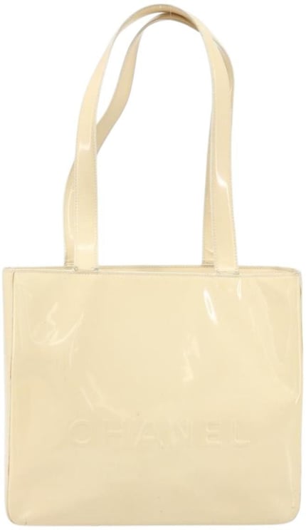 Chanel Chanel Vintage Embossed Logo Shoulder Bag Patent