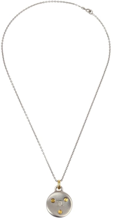Chanel Chanel Medallion Pendant Necklace Metal