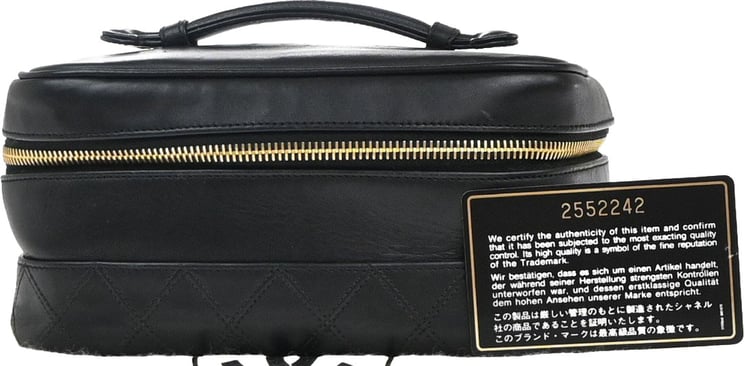 Chanel Chanel Vintage Cosmetic Case Lambskin Tall