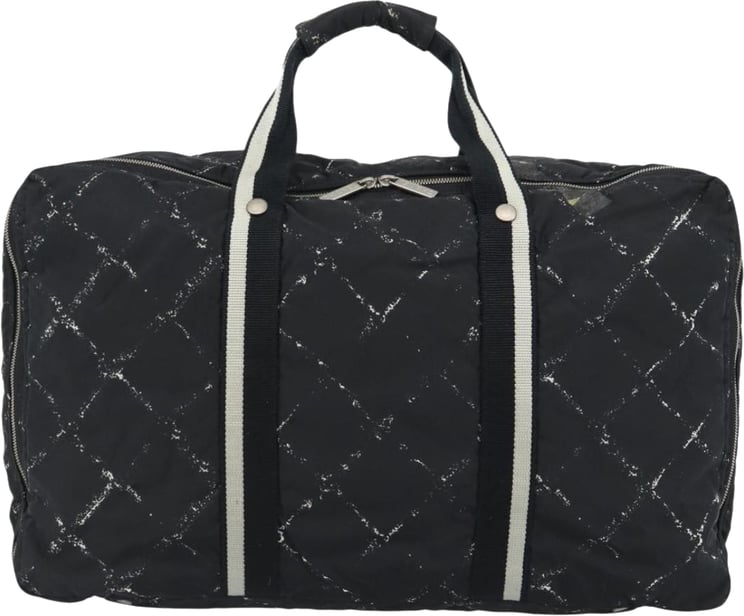 Chanel Chanel Travel Line Boston Printed Nylon Medium