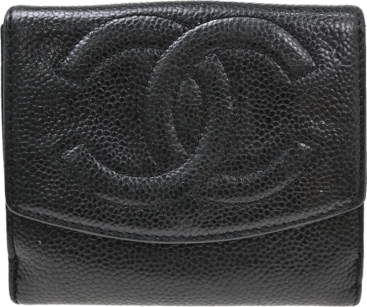 Chanel Chanel Vintage Timeless Bifold Caviar Compact
