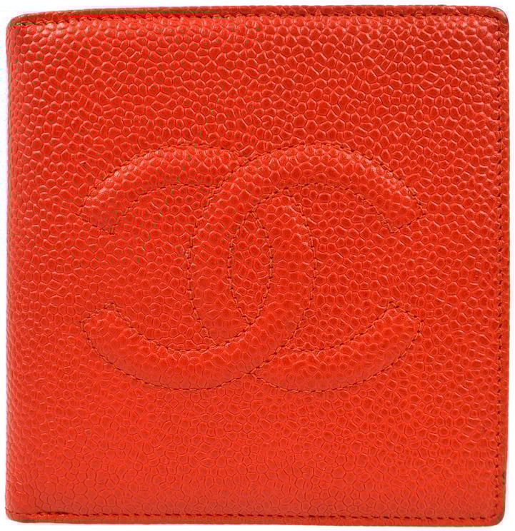 Chanel Chanel Vintage Timeless CC Bifold Wallet Caviar