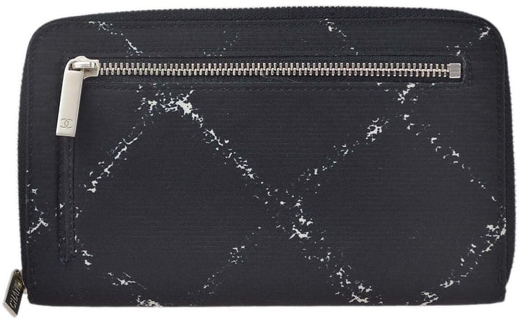 Chanel Chanel Travel Line ZIp Around Wallet Printed Nylon