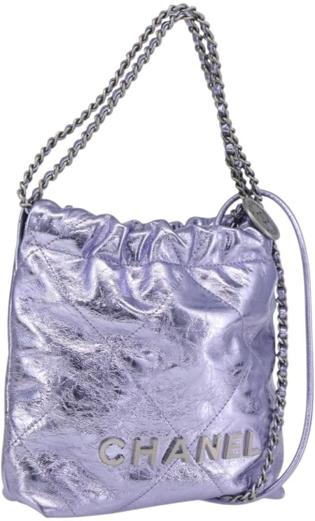 Chanel Chanel 22 Chain Hobo Quilted Calfskin Mini