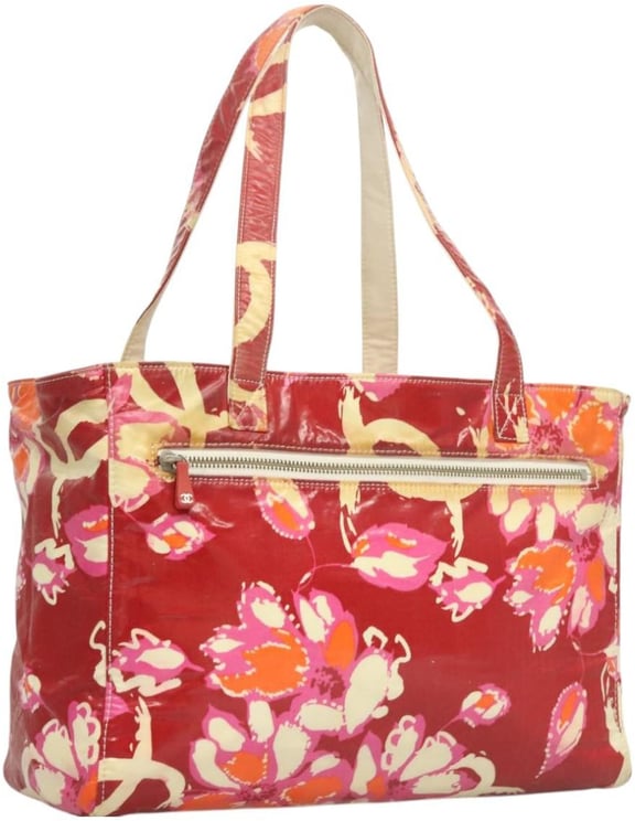 Chanel Chanel Vintage Floral Tote Patent leather
