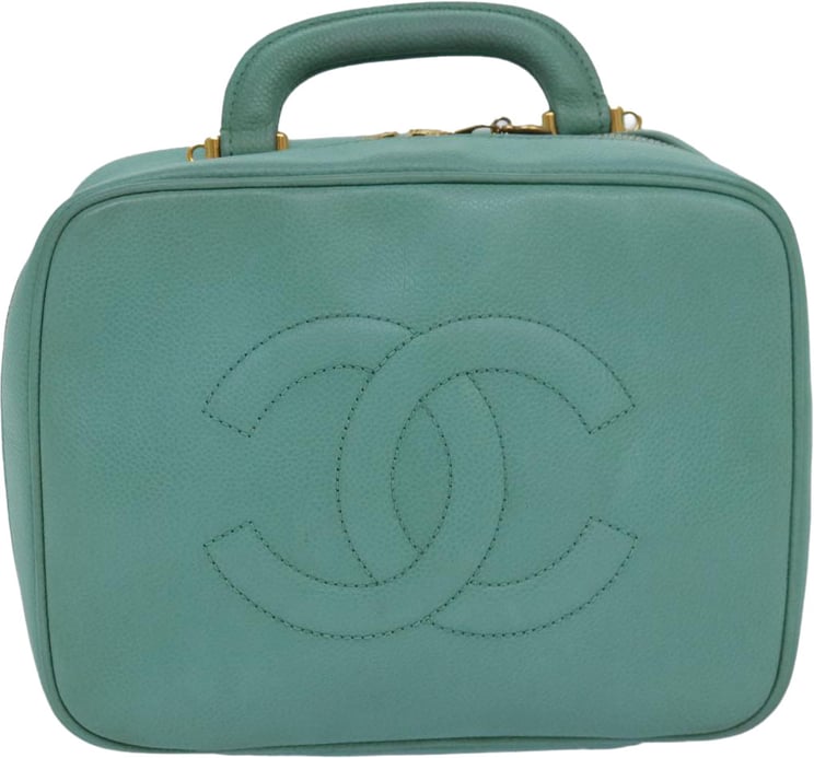 Chanel Chanel Vintage Timeless Zip Around Vanity Case Caviar Small