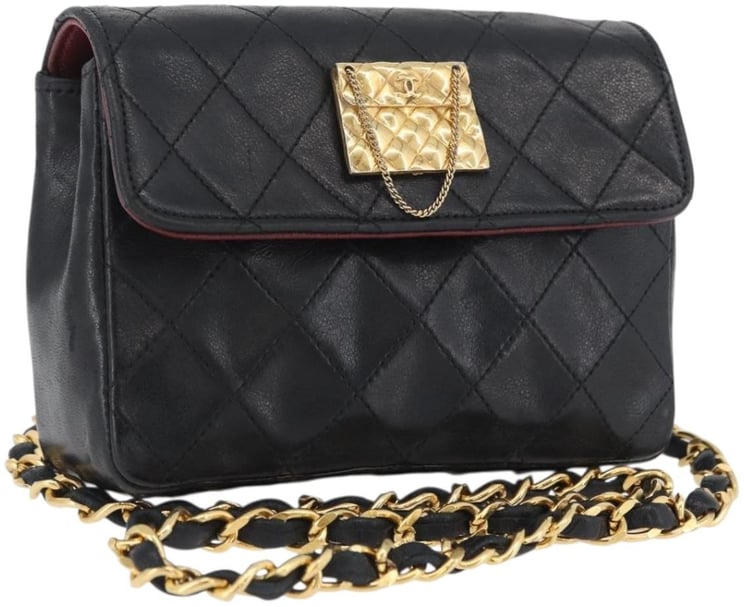 Chanel Chanel Vintage Square CC Flap Bag Quilted Lambskin Medium