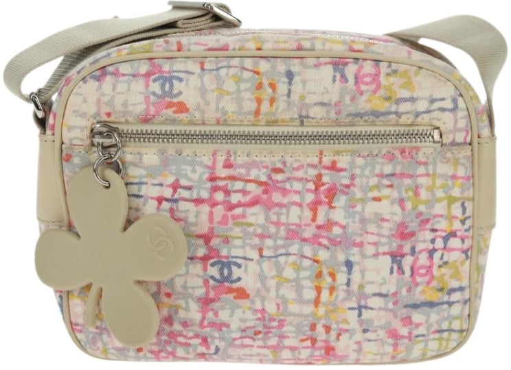 Chanel Chanel Vintage Clover Camera Bag Printed Canvas Small