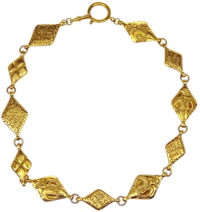 Chanel Chanel Mademoiselle Pendant Necklace Gold-plated