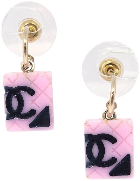 Chanel Chanel Cambon Dangle Earrings Metal and Resin