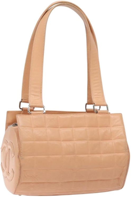 Chanel Chanel Chocolate Bar Barrel Bag Quilted Leather Medium