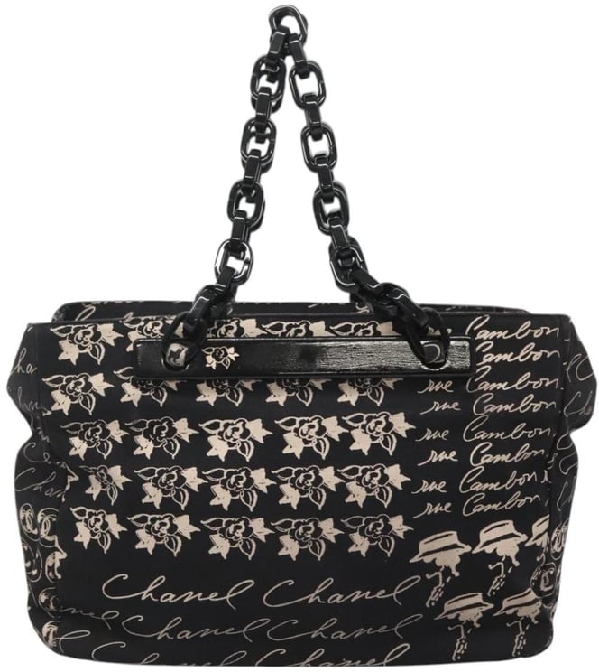 Chanel Chanel Resin Tote Printed Canvas