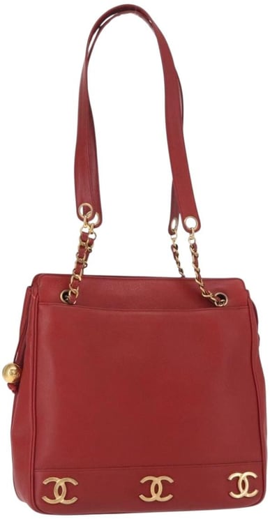 Chanel Chanel Vintage Metal CC Shoulder Bag Caviar Medium