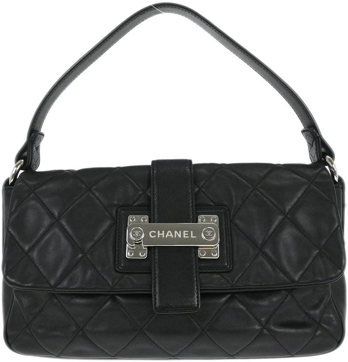 Chanel Chanel Door Latch Flap Shoulder Bag Quilted Leather