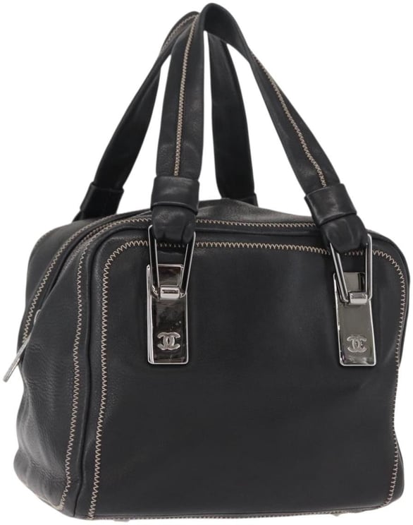 Chanel Chanel CC Bowler Quilted Caviar