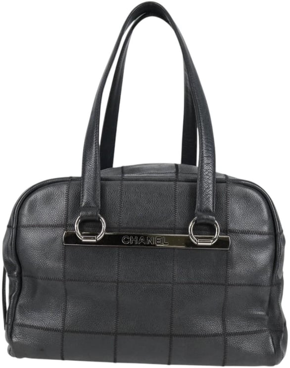 Chanel Chanel Square Stitch Shoulder Bag Quilted Caviar Small