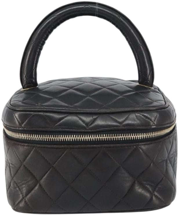 Chanel Chanel Vintage Cosmetic Case Quilted Lambskin Medium