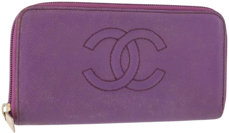 Chanel Chanel Timeless CC Zipped Wallet Caviar Long