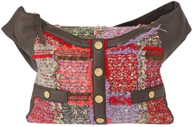 Chanel Chanel Girl Bag Tweed and Leather Medium