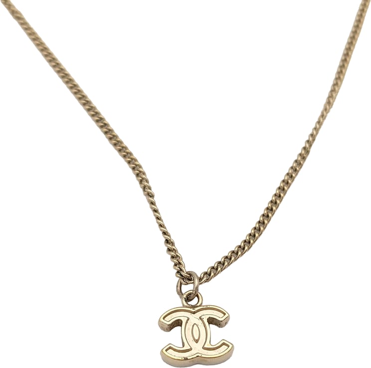 Chanel Chanel Barrettes Logo Chanel Plated Gold