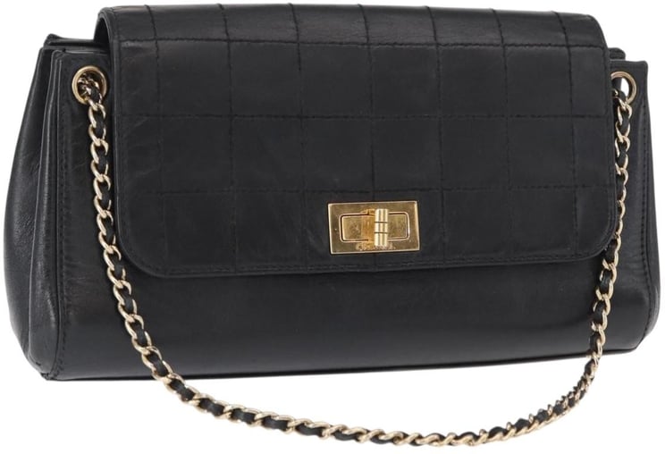 Chanel Chanel Chocolate Bar Accordion Reissue Flap Bag Quilted Lambskin East West