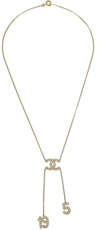 Chanel Chanel CC No.5 Pendant Necklace Metal