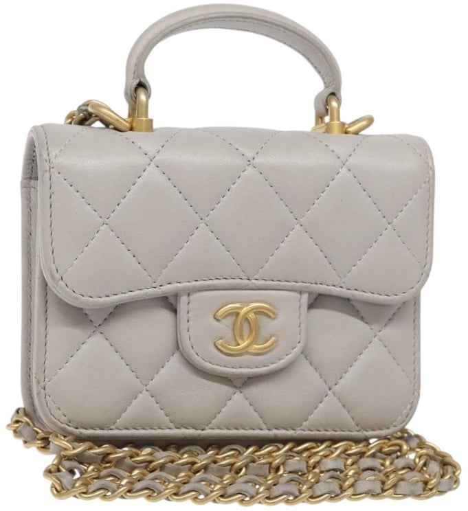 Chanel Chanel Vintage CC Flap Crossbody Bag Quilted Lambskin