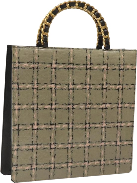 Chanel Chanel Vintage Chocolate Bar Tote Leather