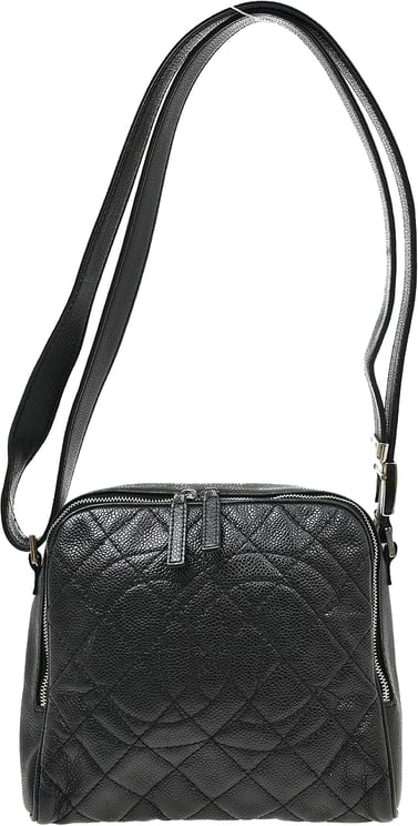 Chanel Chanel Vintage Diamond CC Quilted Caviar Large