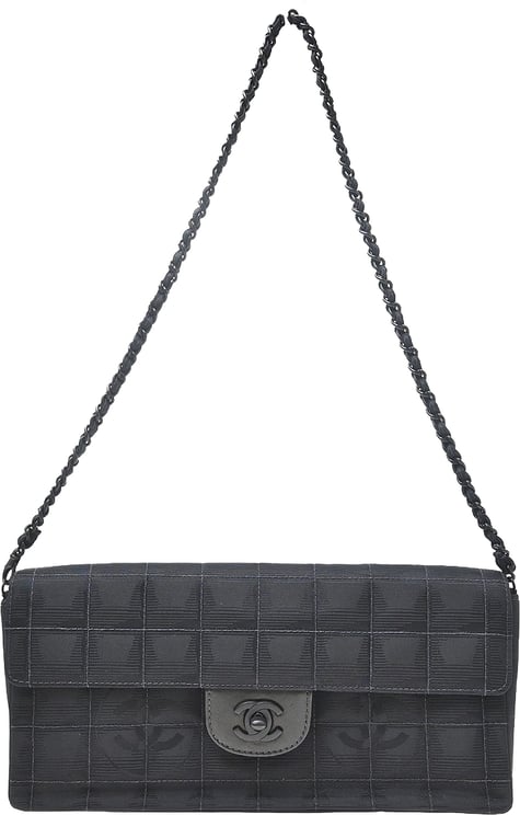 Chanel Chanel Travel Line Flap Quilted Nylon East West