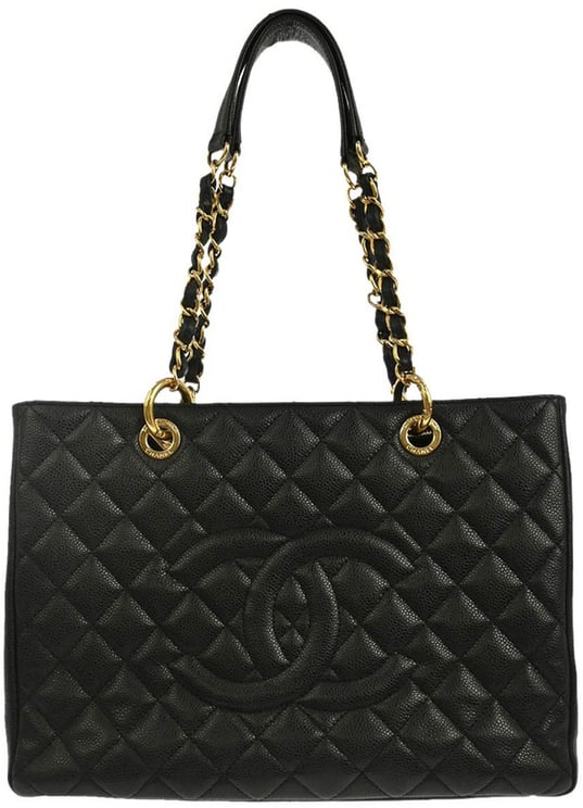 Chanel Chanel Grand Shopping Tote Quilted Caviar XL