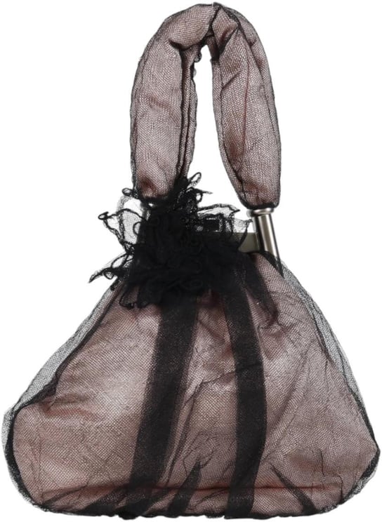 Chanel Chanel Drawstring Bucket Bag Chevron Patchwork Canvas Small