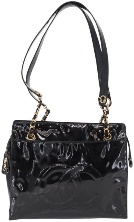 Chanel Chanel Vintage Timeless Chain Shoulder Bag Patent Medium