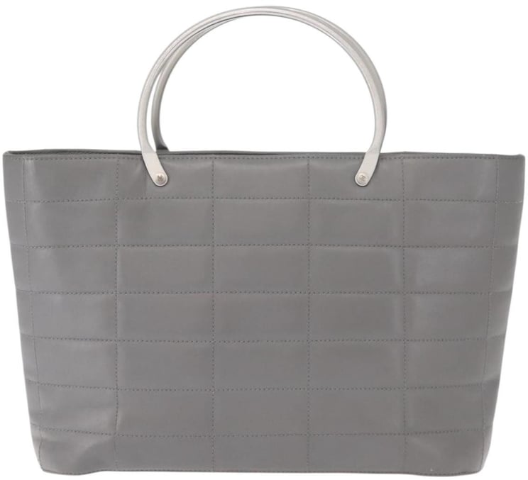 Chanel Chanel Vintage Chocolate Bar Metal Ring Tote Quilted Lambskin Medium