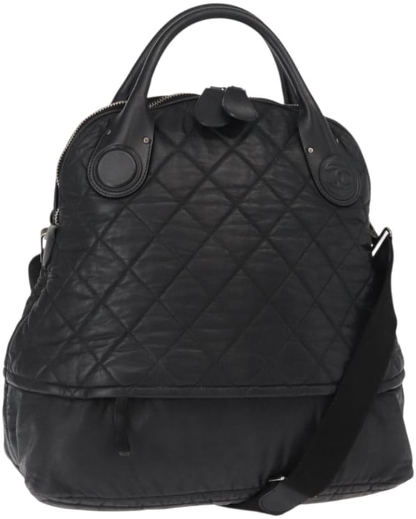 Chanel Chanel Vertical Sport Weekender Bag Quilted Nylon