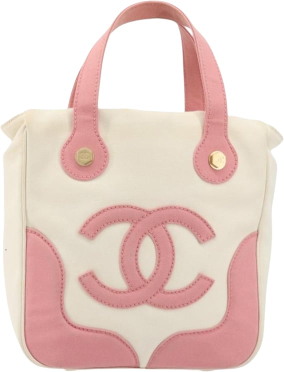 Chanel Chanel Vintage CC Tote Canvas Small