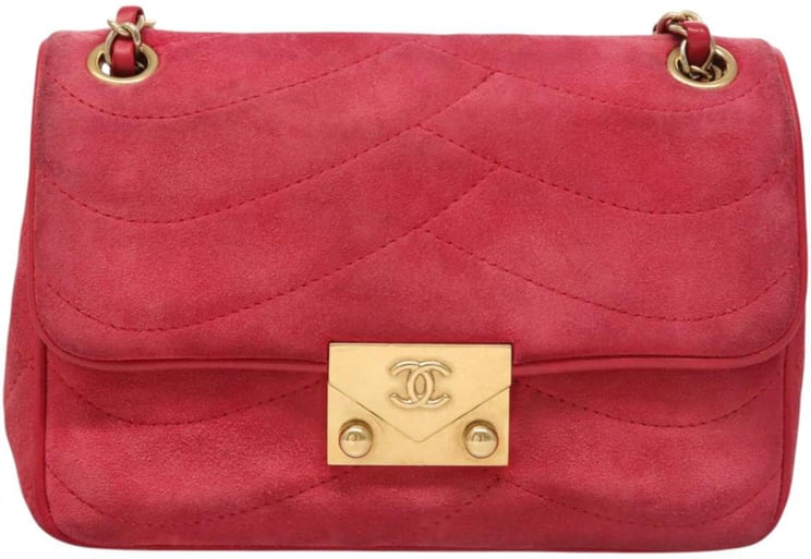 Chanel Chanel Pagoda Flap Bag Suede and Lambskin Medium