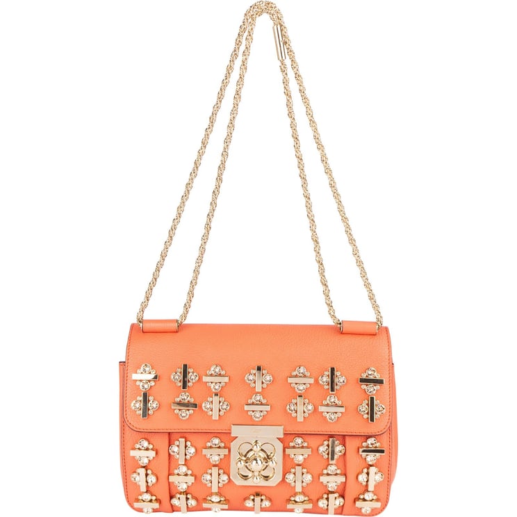 Chloé Chloé Embellished Leather Porte Epaule Swarovski Shoulder Crossbody Bag